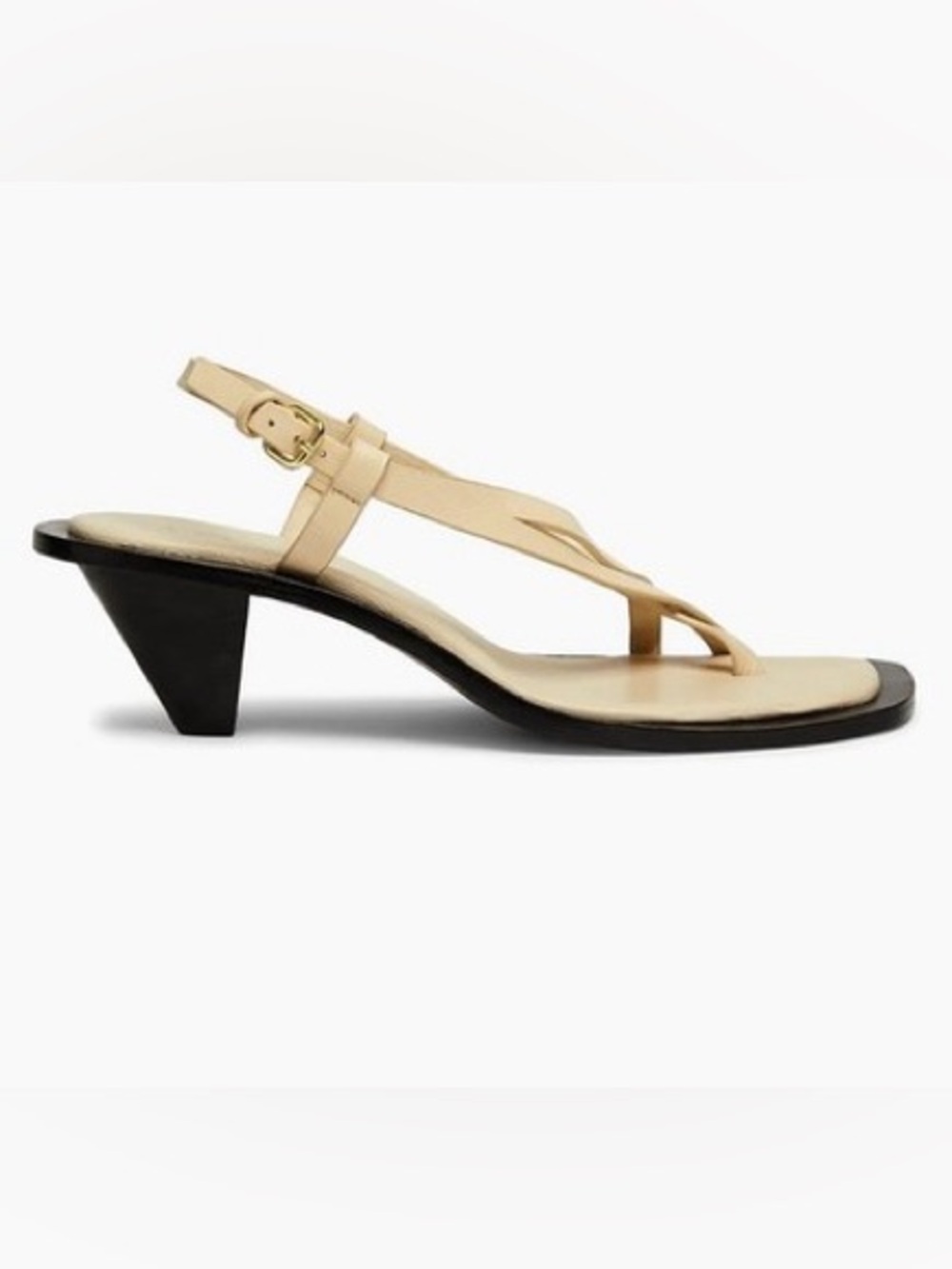 ISO A.Emery Ira Sandal Heel Eggshell or Black